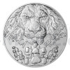 2023 - Niue 25 NZD Silver 10 oz Coin Czech Lion - Stand (Obr. 0)