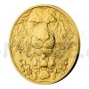 2023 - Niue 50 Niue Gold 1 oz Coin Czech Lion - Standard (Obr. 2)