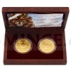Set of Two Gold Coins Czech Lion and Eagle 2023 - UNC (Obr. 0)