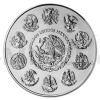 2012 - Mexiko 100 $ - Aztec Calendar 1 Kilo Silver - prooflike (Obr. 0)
