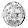 2023 - Niue 1 NZD Stbrn mince Nikola Tesla - Vlka proud - proof (Obr. 0)