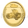 2023 - Niue 5 NZD Gold Coin Armored Vehicles - KV-1 - Proof (Obr. 2)