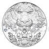 2023 - Niue 400 NZD Silver Five-Kilo Bullion Coin Czech Lion 2023 with Hologram - Proof (Obr. 1)