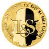 Zlat pluncov medaile L&S Jlius Satinsk - proof (Obr. 1)