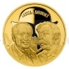 Gold Half-ounce Medal L&S Milan Lasica and Jlius Satinsk - Proof (Obr. 0)
