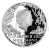 2022 - Niue 1 NZD Stbrn mince Kniha dungl - Vl smeka s Aklou - proof (Obr. 0)