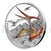 2023 - Niue 1 NZD Stbrn mince Pravk svt - Pteranodon - proof (Obr. 2)