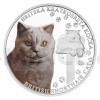 2024 - Niue 1 NZD Silver Coin Cat Breeds - British Shorthair - Proof (Obr. 0)