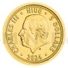 2024 - Niue 5 NZD Gold 1/25 Oz Bullion Coin Czech Lion - Standard Number (Obr. 1)