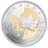 2013 - Kanada 50 $ - 25 Jahre Silber Maple Leaf - vergodtet (Obr. 3)