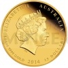 2014 - Australien 15 $ - Jahr des Pferdes Gold Frbig - PP (Obr. 0)