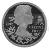 2012 - Grobritannien 5 GBP - Diamanten Jubileum der Knigin Silbermnze - PP (Obr. 3)
