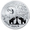 2011 - Niue 1 NZD - Lucky Coin - Elephant - Proof (Obr. 1)