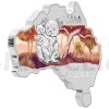 2014 - Australien 1 $ - Australian Map Shaped Coin - Koala (Obr. 3)