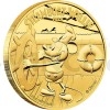 2014 - Niue 25 $ - Zlat mince Disney - Steamboat Willie - proof (Obr. 0)