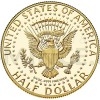 2014 - USA 50th Anniversary Kennedy Half-Dollar Gold Proof Coin (Obr. 1)