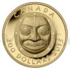 2013 - Kanada 200 $ Grandmother Moon Mask - proof (Obr. 1)