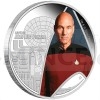 2015 - Tuvalu 2 $ Star Trek Next Generation Sada - Kapitn Picard a U.S.S. Enterprise - proof (Obr. 4)
