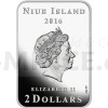 2016 - Niue 2 NZD Millennium Star mit echtem Diamant - PP (Obr. 1)