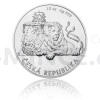2017 - Niue 25 NZD Stbrn desetiuncov investin mince esk lev - b.k. (Obr. 1)