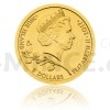 2017 - Niue 5 NZD Gold 1/25 Oz Investment Coin Czech Lion - UNC (Obr. 0)