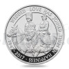 2017 - Grobritannien 5 GBP - Platinhochzeit 2017 Silber - PP (Obr. 0)