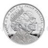 2017 - Grobritannien 5 GBP - Platinhochzeit 2017 Silber - PP (Obr. 1)