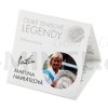 Silver Coin Czech Tennis Legends - Martina Navrtilov - Proof (Obr. 3)