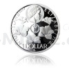 2013 - Niue 1 NZD Stbrn mince Ohroen proda - Stevnk pantoflek - proof (Obr. 0)