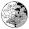 Stbrn medaile Djiny vlenictv - Bitva u Custozy - proof (Obr. 0)