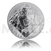 Silver medal The Aquarius sign of zodiac - proof (Obr. 0)