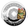 2018 - Kamerun 500 CFA Feng Shui Symboly - Lucky Cat / astn Koka - proof (Obr. 3)