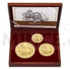 2019 - Niue 8750 NZD Set of Gold Bullion Coins Czech Lion 2019 Stand - 5oz, 10oz, 1kg (Obr. 1)