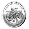 2019 - Niue 1 NZD Stbrn mince Na kolech - Motocykl Jawa - proof (Obr. 2)
