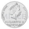 2020 - Niue 5 NZD Stbrn dvouuncov investin mince esk lev - standard slovan (Obr. 1)