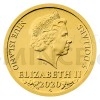 2020 - Niue 5 NZD Zlat 1/25oz mince esk lev slovan - standard (Obr. 1)