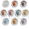 2012 - Australia 10 AUD Year of the Dragon 1oz Silver Ten-Coin Set (Obr. 1)