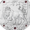 2020 - Niue 80 NZD Silver One-Kilo Coin Czech Lion with Czech Garnets - Standart (Obr. 1)