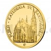 2020 - Niue 5 NZD Zlat mince Plze - Katedrla sv. Bartolomje - proof (Obr. 2)