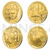2020 - Niue 10 NZD Set of Four Gold Coins Notre-Dame Cathedral in Paris - Proof (Obr. 5)