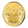 2020 - Niue 10 NZD Zlat tvrtuncov mince Na vlnch - Vasco da Gama - proof (Obr. 1)