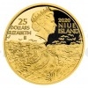 2020 - Niue 25 NZD Gold Half-Ounce Coin Vincent van Gogh - Proof (Obr. 0)
