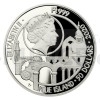 2020 - Niue 50 NZD Platinov uncov mince UNESCO - Praha - Historick centrum - proof (Obr. 0)