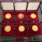 Czech Gold Coins 2012 - 2021 6 Gold Coins 10000 CZK - Proof