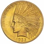 Historisch 1932 - USA 10 $ Indian Head
