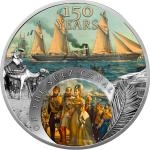 Weltmnzen 2019 - Niue 1 $ 150 Years of the Sues Canal - proof
