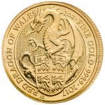 2017 - Velk Britnie - The Queen's Beasts - The Dragon 1 Oz Gold Bullion Coin