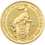 Zlato 1 oz (unce) 2021 - Velk Britnie - The Queen