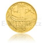 Tschechische Goldmnzen 2016 - 5000 Kronen Burg Kost - St.
