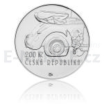 Czech Silver Coins 2017 - 200 CZK Operation Anthropoid - UNC